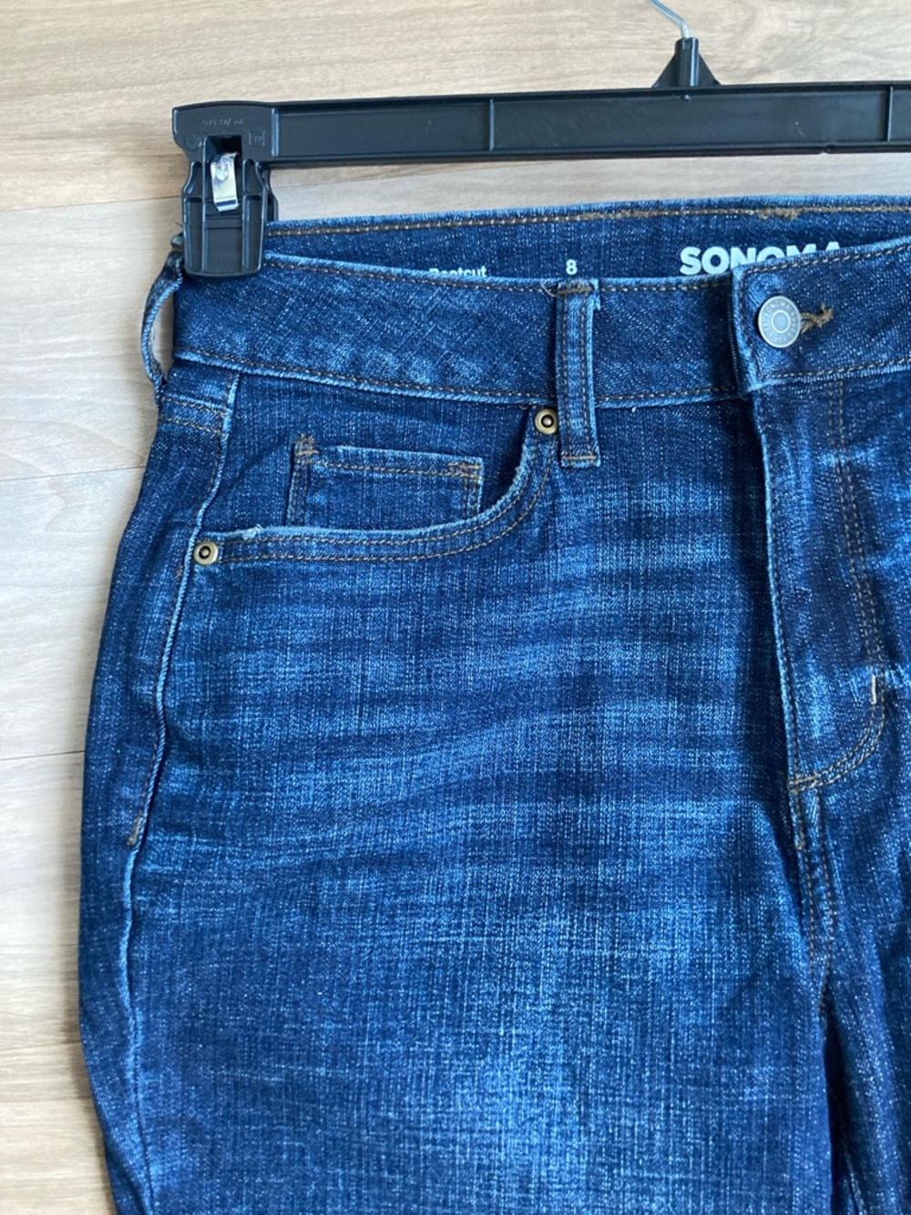Sonoma high rise curvy bootcut jean no gapping at the waist size 8 - Picture 6 of 15